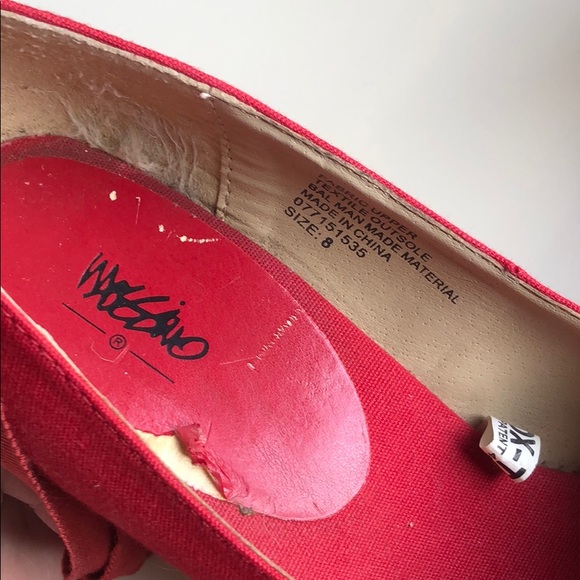 Mossimo | Red Canvas Platform Espadrilles | 8 - Picture 7 of 8